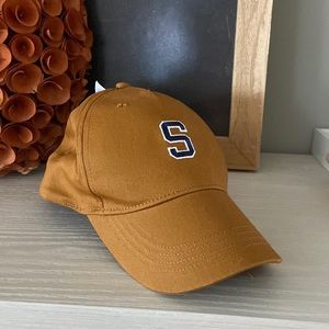 NWT baseball cap monogrammed with S.
